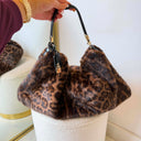 LIU JO FOULARD HOBO BAG AF6194/E1164 - MACUL. NATURALE