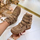 NEW WEDGE BOOT 7108* - KHAKI