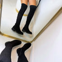 OVERKNEE LAARS R-653 - BLACK