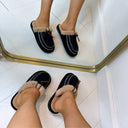 INDY PANTOFFEL 608 BLACK