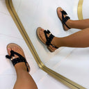 STUDDIE FLOSJES SANDALE 2854 - BLACK