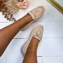 ANNE FRINGE MOCASSIN AQ212 - BEIGE