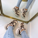SPARKLY SNEAKER A88-231 - KHAKI