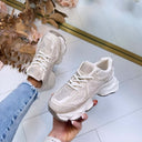 CHICA SNEAKER AD-165 - BEIGE