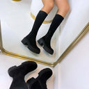 BOTTES SUEDINE VEGAS DES8076 - KAKI/DAIM