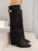 BOTTES SUÉDINE LOCK 9501A - BLACK