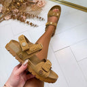 GUESS LOGO SANDAAL FLPLOESU03