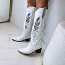 BEST-SELLER BOTTES COWBOY T-277 - BLANC