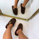 TEDDY PANTOFFEL X30-PL - BROWN