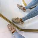 STEVE MADDEN COHEART SNEAKER 5425 - SAND SUEDE