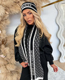 GUESS SEVYN 4G LOGO SCARF W4BZ22Z3JD2 - FJGC BLACK