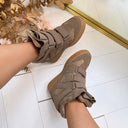 ISA WEDGE BOOT 26012 - KHAKI