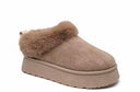 FLUFFY PANTOFFEL 9072 - KHAKI