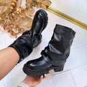 LOCK BOOT DES8592 - BLACK/PU