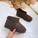 **LAATSTE MAAT 42** LARA REAL LEATHER UGIE BOOT ZP20 - BROWN