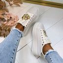ROSA EMBLEEM SNEAKER 9213 - BEIGE