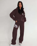 PANTALON DE JOGGING CACAO UNIQUE THE LABEL JOLEEN
