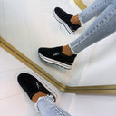 GLAM ZIP SNEAKER YY229 - SCHWARZ