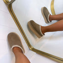 REAL LEATHER PANTOFFEL 2522 - KHAKI