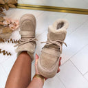 FLUFFY BOOT 9077 - KHAKI
