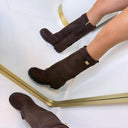 BOTTES SUEDINE VEGAS DES8076 - KAKI/DAIM