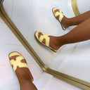 CHANNA SLIPPER GQ8-069 - GELB