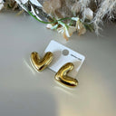 WINNIE HEART EARRING S050 - GOLD