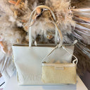 VALENTINO BAGS MAIAM SHOPPING BAG VBS9TE01GRA - BEIGE