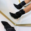 WESTERN FRINGE BOOT Y2372 - SCHWARZ