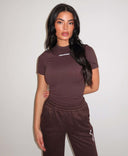 UNIQUE THE LABEL ROBYN SHORTSLEEVE KAKAO