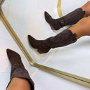 SPARKLING FLAME STIEFEL 2539A - BRAUN