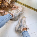 BUFFALO CLD CHAI WARM SNEAKER 18367 - SILVER/CREAM