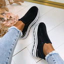 GLAM ZIP SNEAKER YY229 - SCHWARZ