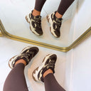 STEVE MADDEN AMPLE SNEAKER 9822 - BRONZE CLAIR