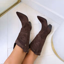 VEGAS SUEDINE STIEFEL DES8076 - KHAKI/SUE