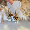 CHARM EARRING EH1143 - GOLD