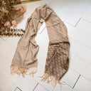GUESS 4G LOGO SCARF AW5663VIS03 - TMU TAUPE