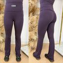 UNIQUE THE LABEL NENA PANTS DEEP BERRY