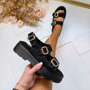 FANNY GESP SANDAAL 3250 - BLACK