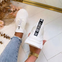 STEVE MADDEN MATCH-E SNEAKER 0020 - WHIET/WHITE