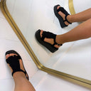 FRANSENPLATEAU-SANDALE MO3616 – BLACK