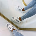 SNAKE SNEAKER LS-706 - WHITE