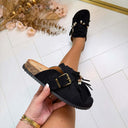 VICKY FRINGE INSTAPPER L-52 - BLACK