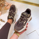 STEVE MADDEN AMPLE SNEAKER 9822 - BRONZE CLAIR
