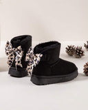 *KIDS* DOTS BOW UGIE BOOT 20408 - BLACK