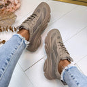STEVE MADDEN BASKET POSSESSION-E 0033 - TAUPE FONCÉ