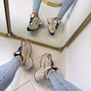 BUFFALO YUNO SNEAKER 16356 - COPPER/SILVER METALLIC