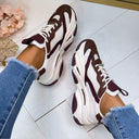 STEVE MADDEN POSSESSION-E SNEAKER 4652 - WHITE SEPIA/LACQ