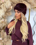 GUESS CECILIA FUR CAP W4BZ40WGU30 - G596 BORDEAUX