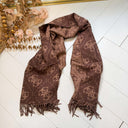 GUESS 4G LOGO SCARF AW5217VIS03 - BNL BROWN